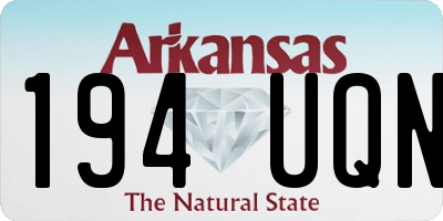 AR license plate 194UQN