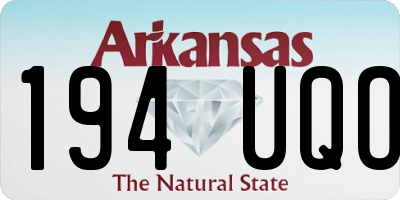AR license plate 194UQO