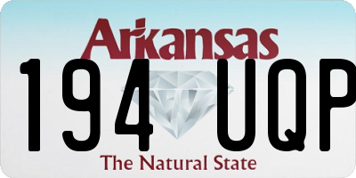 AR license plate 194UQP