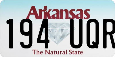 AR license plate 194UQR