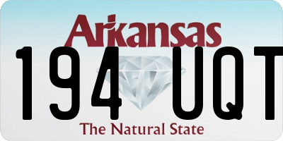 AR license plate 194UQT