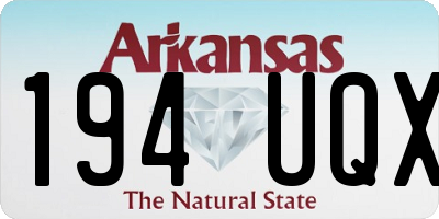 AR license plate 194UQX