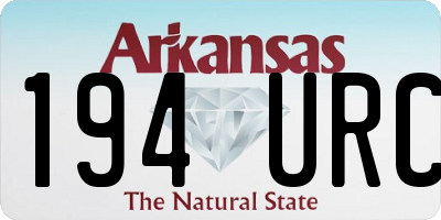 AR license plate 194URC