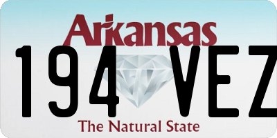 AR license plate 194VEZ