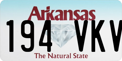 AR license plate 194VKV