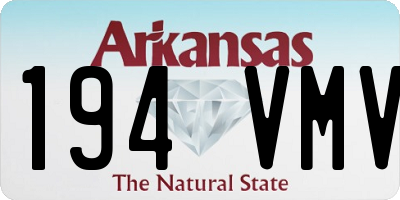 AR license plate 194VMV