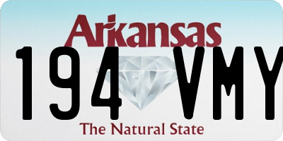 AR license plate 194VMY