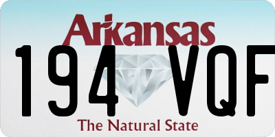 AR license plate 194VQF
