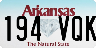 AR license plate 194VQK