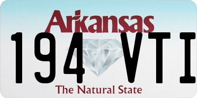 AR license plate 194VTI