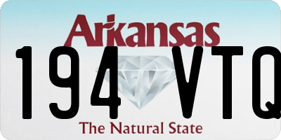 AR license plate 194VTQ