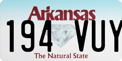 AR license plate 194VUY