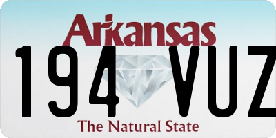 AR license plate 194VUZ
