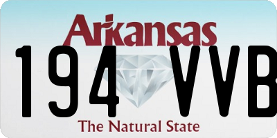 AR license plate 194VVB