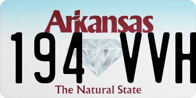 AR license plate 194VVH