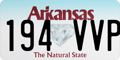 AR license plate 194VVP