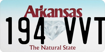 AR license plate 194VVT