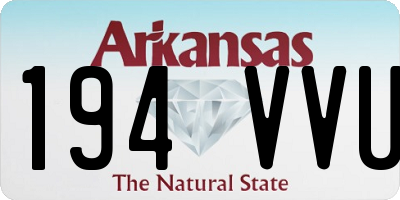 AR license plate 194VVU