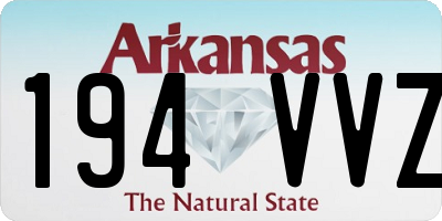 AR license plate 194VVZ