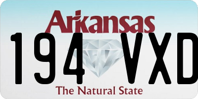 AR license plate 194VXD