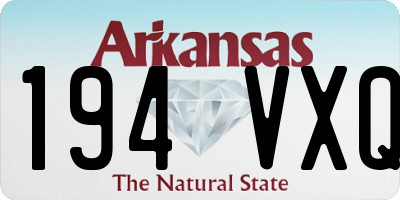 AR license plate 194VXQ