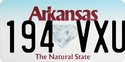AR license plate 194VXU
