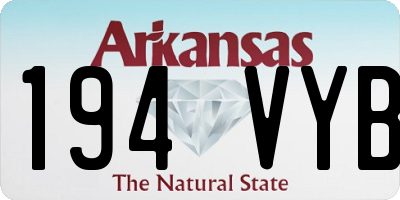 AR license plate 194VYB