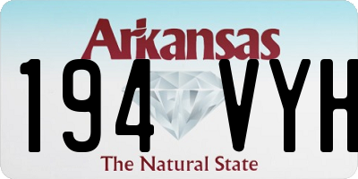AR license plate 194VYH