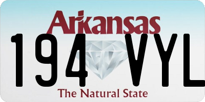 AR license plate 194VYL