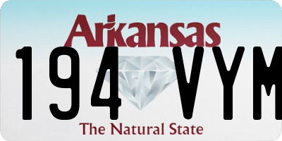 AR license plate 194VYM