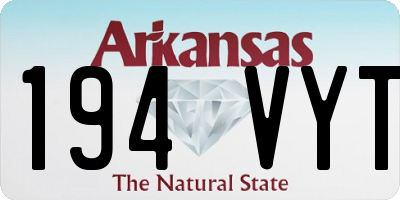 AR license plate 194VYT