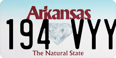AR license plate 194VYY
