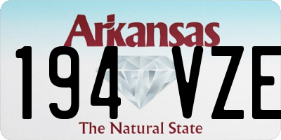 AR license plate 194VZE
