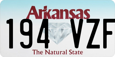 AR license plate 194VZF