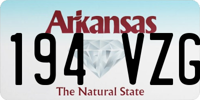 AR license plate 194VZG