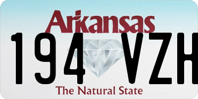 AR license plate 194VZH