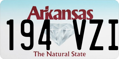 AR license plate 194VZI