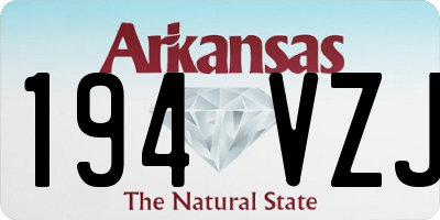 AR license plate 194VZJ