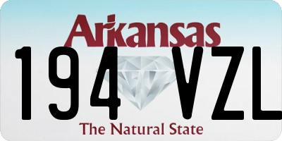 AR license plate 194VZL