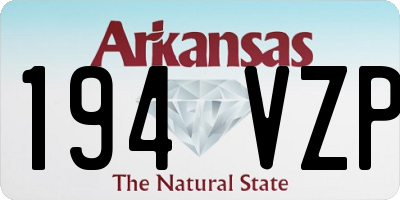 AR license plate 194VZP