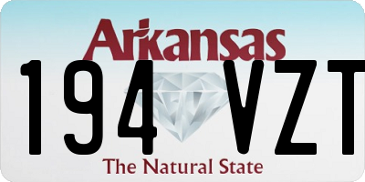 AR license plate 194VZT