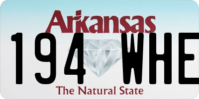 AR license plate 194WHE
