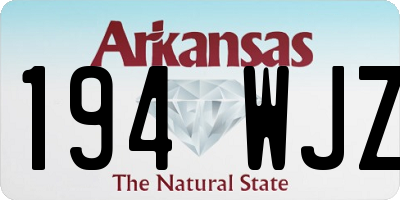 AR license plate 194WJZ