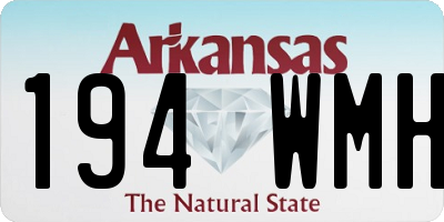 AR license plate 194WMH