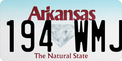 AR license plate 194WMJ