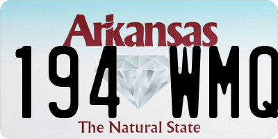 AR license plate 194WMQ