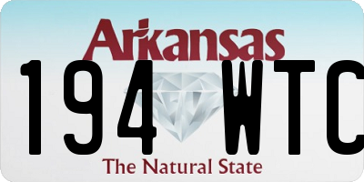 AR license plate 194WTC