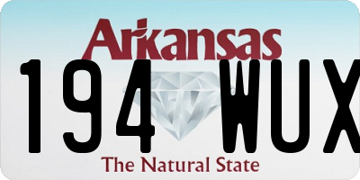 AR license plate 194WUX