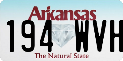 AR license plate 194WVH
