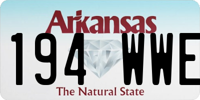 AR license plate 194WWE